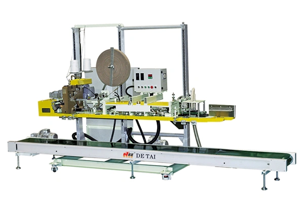 Máquina seladora térmica e costura