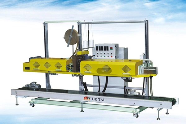 Máquina seladora térmica e costura