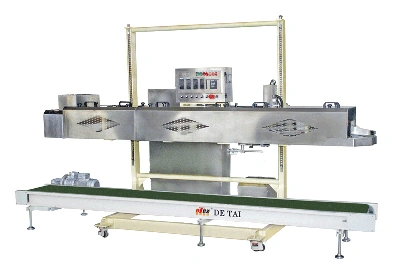 Máquina seladora térmica para sacos de papel com dobragem de sacos