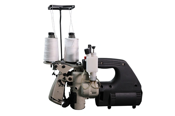 Máquina portátil de costura, ponto corrente de 1 e 2 linhas 